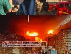 SI JAGO MERAH KEMBALI MELAHAP PABRIK KEMIRI DI DANAKARYA SURABAYA DAN DIDUGA AKIBAT KORSLETING LISTRIK
