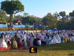 Ratusan Warga Masyarakat Kajar Laksanakan Shalat Idul Adha 1446H/2025M di Lapangan Sembojo