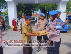 Propam Polres Pasuruan Gelar Baksos Pembagian Nasi Kotak Jelang Hari Bhayangkara