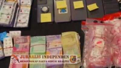 Polsek Cileungsi Gerebek Toko Penjual Obat Terlarang di Bekasi Hingga 8 Orang di tangkap