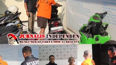 Pelaku Curanmor di Warkop Surabaya Tertangkap Kerjasama Warga dan Polsek Genteng