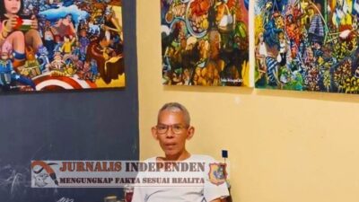 Samsurin Ketua OKK Pemuda Pancasila Surabaya Kembali Berkarya Mendalami Seni Rupa