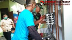 Babinsa Pandowan Pendampingan Pendistribusian Makan Bergizi Gratis