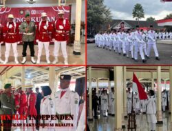 DANDIM 0730/GUNUNGKIDUL HADIRI UPACARA PENGUKUHAN PASKIBRAKA Tahun 2025