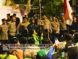 Driver Ojol Gelar Aksi Damai dan Sholat Ghaib di Depan Mapolres Pasuruan
