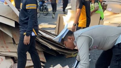 Satlantas Pasuruan Evakuasi Cepat Kecelakaan Pick-up di Bangil