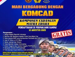Pendaftaran KOMCAD Gratis Tanpa Dipungut Biaya Hingga Perpanjang Sampai 10 Agustus 2025
