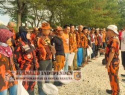 Menyambut HUT Pemuda Pancasila Ke-66, MPC Pemuda Pancasila Surabaya Gelar Aksi Bersih-Bersih Pantai Kenjeran