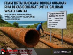 PDAM TIRTA HANDAYANI DIDUGA GUNAKAN PIPA BERKARAT UNTUK OPTIMALISASI SALURAN AIR BERSIH