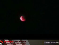 GERHANA BULAN TOTAL KEMBALI MUNCUL MENGHIASI LANGIT GUNUNGKIDUL YOGYAKARTA