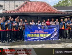 SATLANTAS POLRES GUNUNGKIDUL GELAR PELATIHAN DAN PEMBEKALAN AWAL TERHADAP RELAWAN DI JALUR MAUT