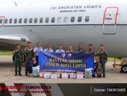 Peduli Bencana, Lanud Adisutjipto Kirimkan Bantuan untuk Korban Banjir Sumatera