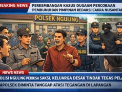 Perkembangan Kasus Dugaan Percobaan Pembunuhan Pimpinan Redaksi Cakra Nusantara