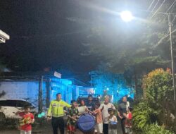Jaga Kekhusyukan Ramadan, Satlantas Polres Pasuruan Gelar Patroli Sahur dan ‘Gugah-Gugah’ Bareng Warga