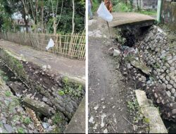 Akses Jalan Longsor di Dusun Mrico Tanjung Rejo Tak Kunjung Diperbaiki, Warga Pertanyakan Respons Pemerintah Desa