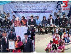 Gebyar PAUD Lamandau 2026, Ribuan Anak Tampilkan Tari Baigal dan Cetak Rekor MURI