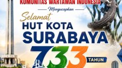 Hari Jadi Kota Surabaya Ke-733, KWI Apresiasi Kemajuan Surabaya dan Dorong Semangat Kepahlawanan Tetap Terjaga