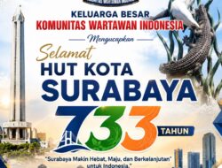 Hari Jadi Kota Surabaya Ke-733, KWI Apresiasi Kemajuan Surabaya dan Dorong Semangat Kepahlawanan Tetap Terjaga