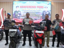 Polres Madiun Kota Ungkap 3 Kasus Curanmor 4 Orang Residivis Diamankan