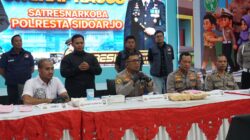 Polresta Sidoarjo Ungkap Peredaran Narkotika Jaringan Internasional, Dua WNA Diamankan
