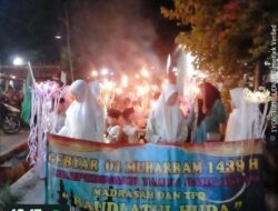 Gebyar 1 Muharram 1448 H Raudlatul Huda Pasuruan Berlangsung Meriah, Semangat Santri Terangi Malam Tahun Baru Islam dengan Pawai Obor