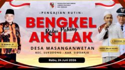 Tokoh Agama dan Organisasi Kemasyarakatan Hadiri Pengajian Bengkel Akhlak di Sukodono