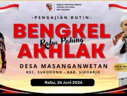 Tokoh Agama dan Organisasi Kemasyarakatan Hadiri Pengajian Bengkel Akhlak di Sukodono