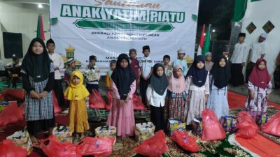 Remaja Masjid Jami Imam Bonjol Gelar Santunan Anak Yatim, Berlangsung Khidmat dan Penuh Kebersamaan