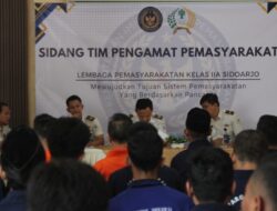 Lapas Sidoarjo Tegaskan Pengajuan Pembebasan Bersyarat dan Cuti Bersyarat Gratis, Masyarakat Diminta Waspadai Calo