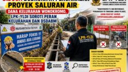 Diduga Bobroknya Pengawasan Proyek Saluran Air Dana Kelurahan Wonokromo, LPK-YLDI Soroti Peran Kelurahan dan DSDABM