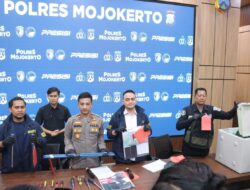 Polres Mojokerto Amankan 3 Tersangka Pencurian Brankas isi Rp.1,4 Miliar Milik Kampus UAC Pacet