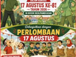 Kodim 0826/Pamekasan Semarakkan HUT RI ke-81 dengan Senam Bersama dan Lomba Rakyat