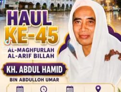 Haul ke-45 KH Abdul Hamid Digelar Dua Hari, Polres Pasuruan Kota Siagakan 1.000 Lebih Personel