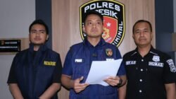 Polres Gresik Amankan Pria Eksibisionis di Cerme, Sering Beraksi Sasar Pemotor Wanita