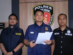 Polres Gresik Amankan Pria Eksibisionis di Cerme, Sering Beraksi Sasar Pemotor Wanita