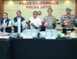 Polda Jatim Ungkap 1.870 Kasus Narkoba, 2.382 Tersangka Diamankan