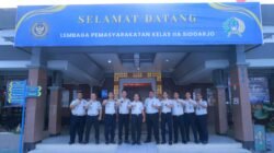 Perkuat Pengawasan dan Pelayanan Kakanwil Ditjenpas Jatim Tinjau Lapas Sidoarjo