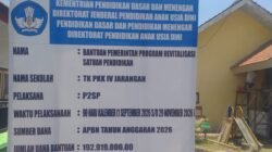 ANGGARAN APBN Rp192,9 Juta untuk Rehabilitasi TK PKK IV Jarangan Disorot, APH dan Instansi Terkait Diminta Turun Tangan