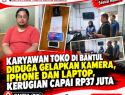 ‎Karyawan Toko di Bantul Diamankan Polisi, Barang Inventaris Diduga Digadaikan dan Dijual
